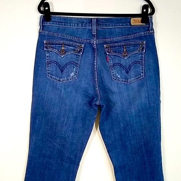 Vintage 80s 90s Levi’s 515 Boot Cut Women Jeans Size 12 - Picture 2 of 16